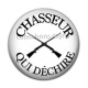 Cabochon Résine - chasseur qui déchire