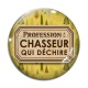 Cabochon Verre - chasseur qui déchire