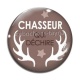 Cabochon Verre - chasseur qui déchire