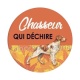 chasseur qui déchire