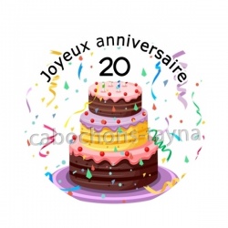 joyeux anniversaire 20 ans