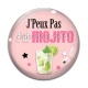Cabochon Verre - j'peux pas j'ai mojito
