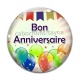 Cabochon Verre - bon anniversaire