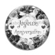 Cabochon Verre - joyeux anniversaire