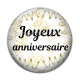 Cabochon Résine - joyeux anniversaire