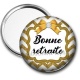 Miroir de poche - bonne retraite