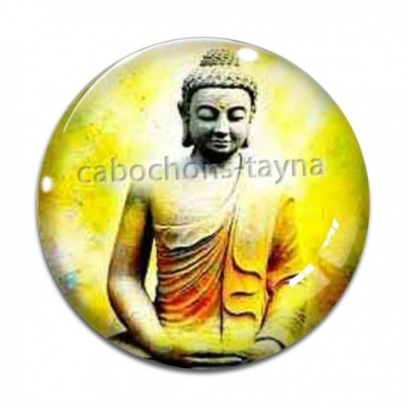 Cabochon Verre - bouddha