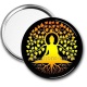Miroir de poche - bouddha méditation