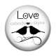 Cabochon Résine - love