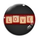 Cabochon Verre - love