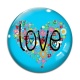 Cabochon Verre - love
