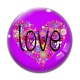 Cabochon Verre - love