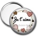 Miroir de poche - je t'aime