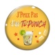 Cabochon Verre - j'peux pas j'ai ti punch