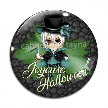 Cabochon Verre - joyeuse halloween
