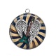Pendentif Cabochon Argent - guitare