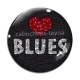 Cabochon Verre - musique blues