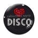 Cabochon Verre - musique disco