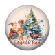 Cabochon Résine - joyeux noël