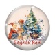 Cabochon Verre - joyeux noël