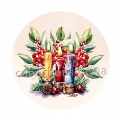bougie de noël