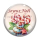 Cabochon Verre - joyeux noël