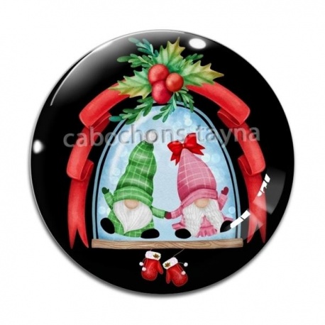 Cabochon Verre - lutin