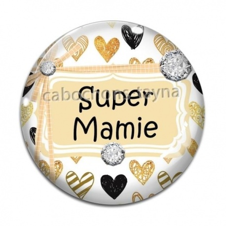 Cabochon Verre - super mamie