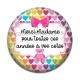 Cabochon Résine - merci madame pour toutes ces années à vos côtés