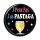 Cabochon Résine - j'peux pas j'ai pastaga