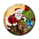 Cabochon Verre - papa noël