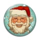 Cabochon Verre - père noël