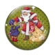 Cabochon Verre - père noël