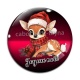 Cabochon Verre - joyeux noël