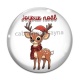 Cabochon Verre - joyeux noël