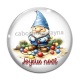 Cabochon Verre - joyeux noël