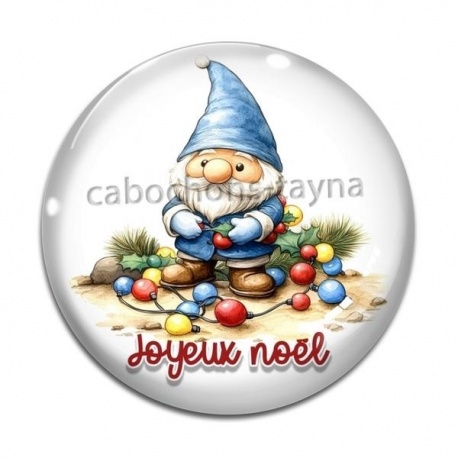 Cabochon Verre - joyeux noël
