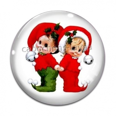 Cabochon Verre - lutin