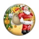 Cabochon Verre - père noël