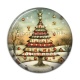 Cabochon Résine - sapin de noël
