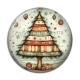 Cabochon Résine - sapin de noël