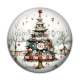 Cabochon Résine - sapin de noël