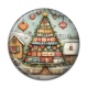 Cabochon Résine - sapin de noël