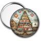 Miroir de poche - sapin de noël