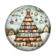 Cabochon Résine - sapin de noël