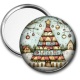 Miroir de poche - sapin de noël