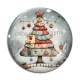 Cabochon Verre - sapin de noël