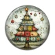 Cabochon Résine - sapin de noël