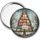Miroir de poche - sapin de noël