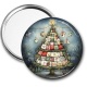 Miroir de poche - sapin de noël